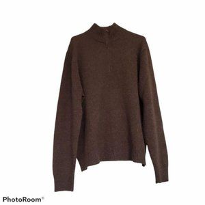 Banana Republic Wool Blend 1/4 Zip Sweater
